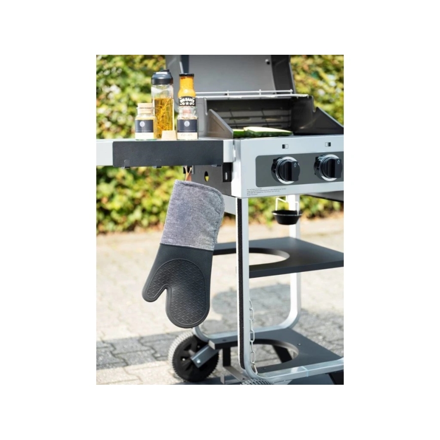 WENKO 55014100-Haken BLACK OUTDOOR KITCHEN 30x6,5 cm schwarz