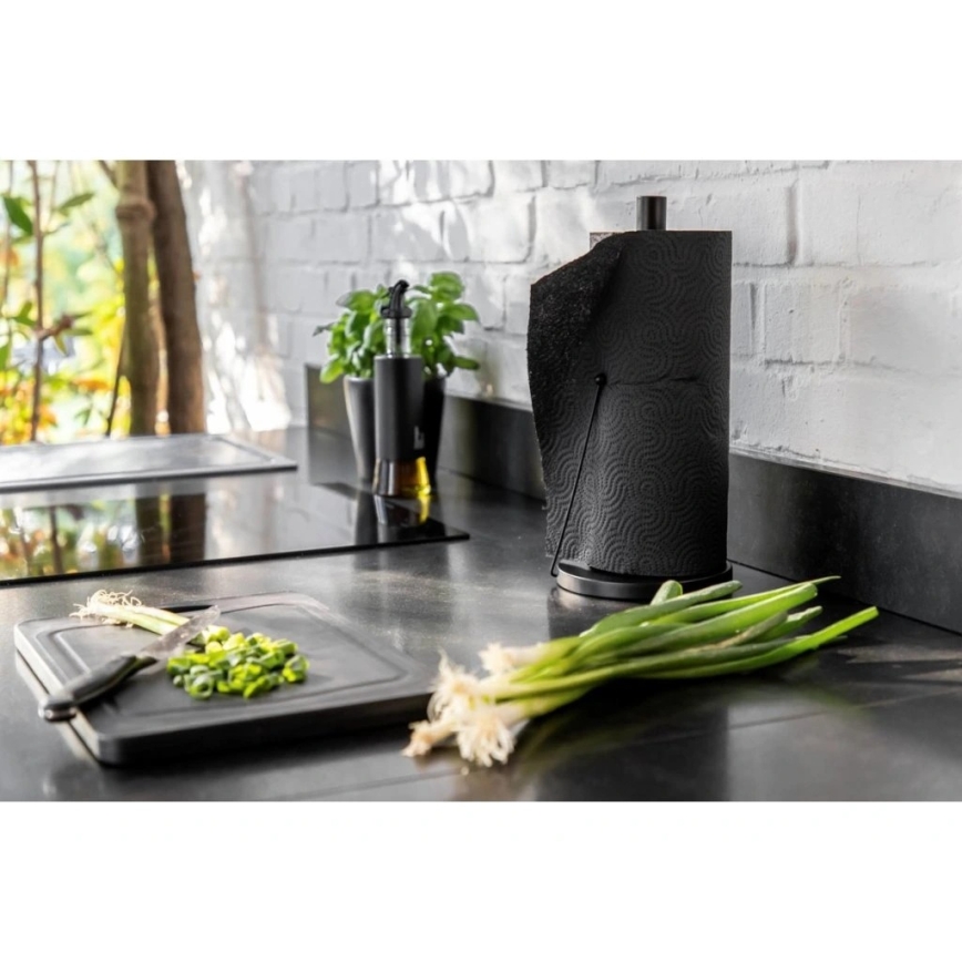 WENKO 55015100-Halter BLACK OUTDOOR KITCHEN 15x33 cm schwarz