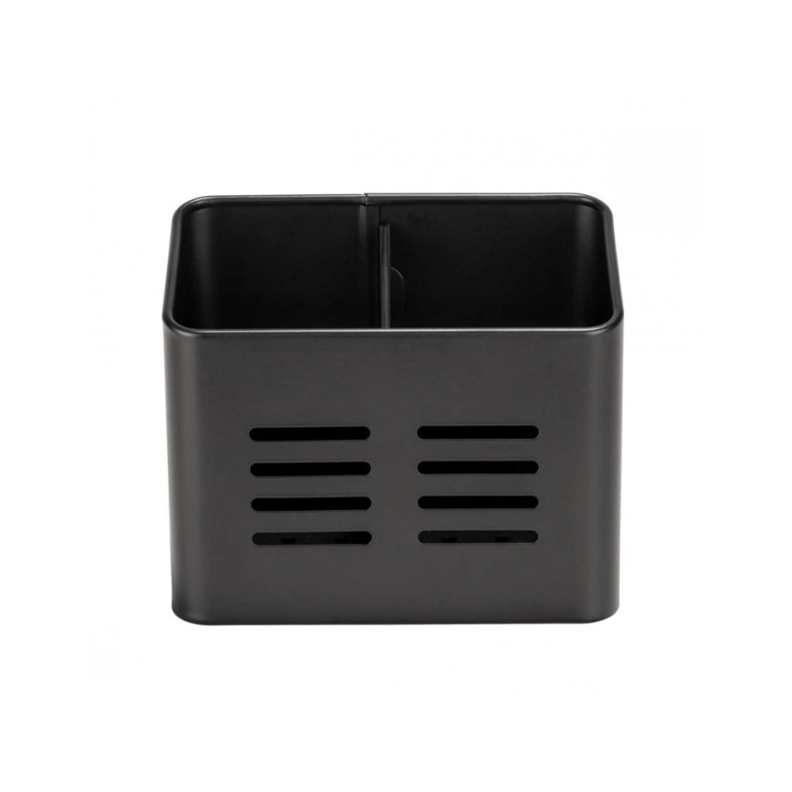 WENKO 55024100-Besteckkorb BLACK OUTDOOR KITCHEN 16x13,5 cm schwarz