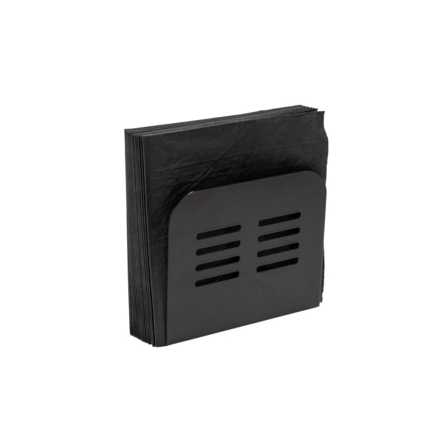 WENKO 55025100-Serviettenhalter BLACK OUTDOOR KITCHEN 15 x 12,5 cm schwarz