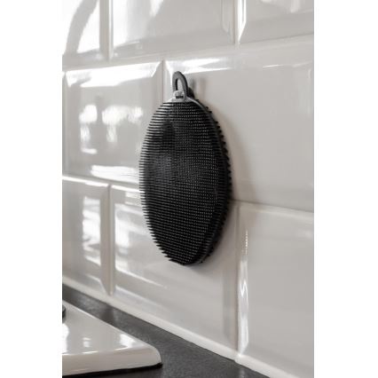WENKO 55030100 - Reinigungsschwamm BLACK OUTDOOR KITCHEN 12x1,2 cm schwarz