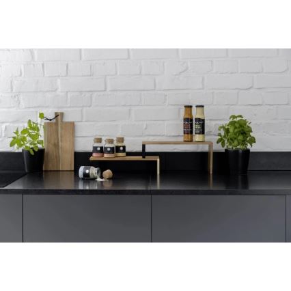 WENKO 55097100-Regal BLACK OUTDOOR KITCHEN 36x16 cm braun/schwarz