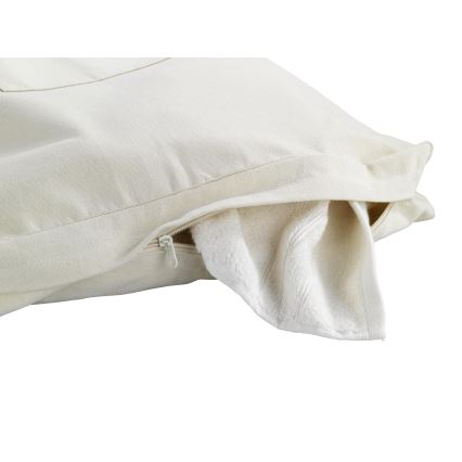 WENKO 62107100 - Wäschekorb CANGURO 52x81 cm beige/silber