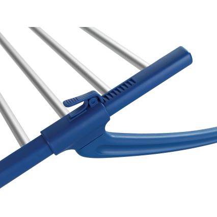 WENKO 63005800 - Wäscheständer 37,5x21 cm Edelstahl/silber/blau