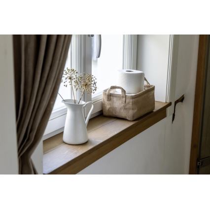 WENKO 64470100 - Korb JUNA 20x15 cm braun