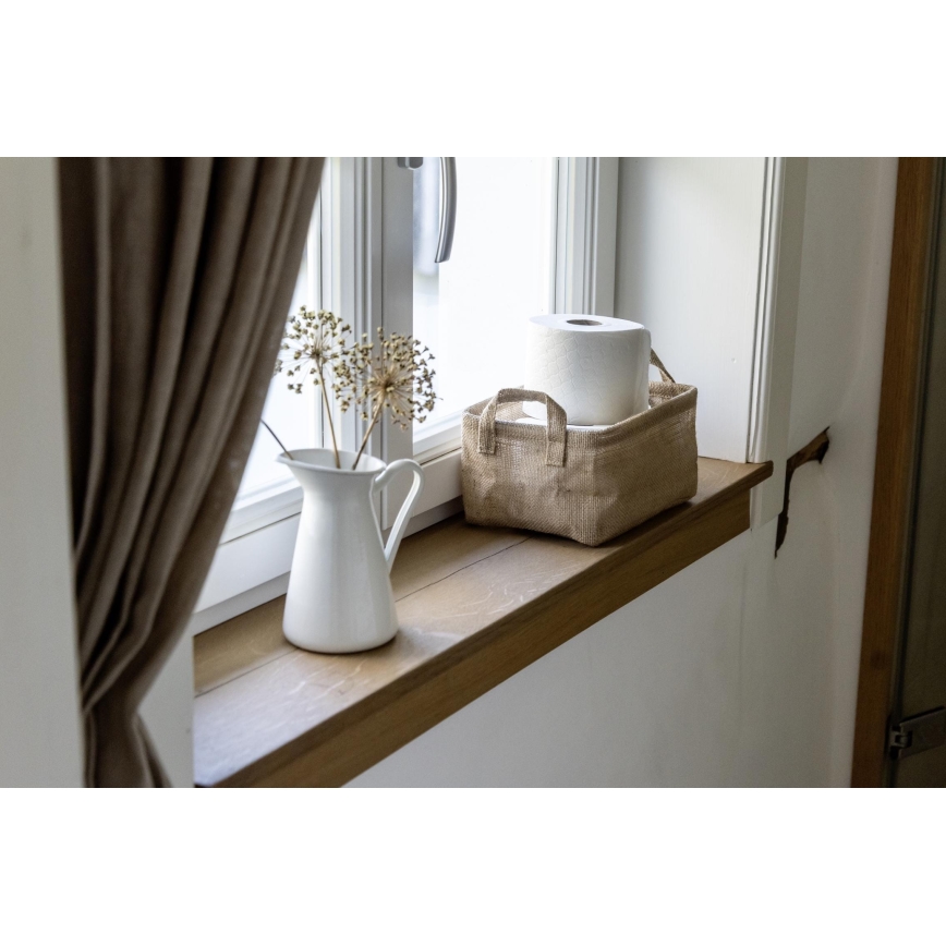 WENKO 64470100 - Korb JUNA 20x15 cm braun