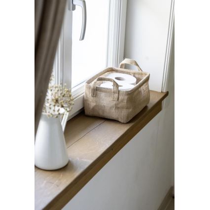 WENKO 64470100 - Korb JUNA 20x15 cm braun
