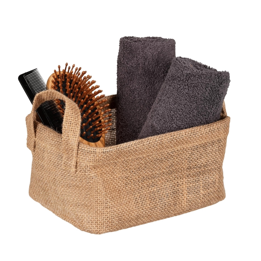 WENKO 64470100 - Korb JUNA 20x15 cm braun