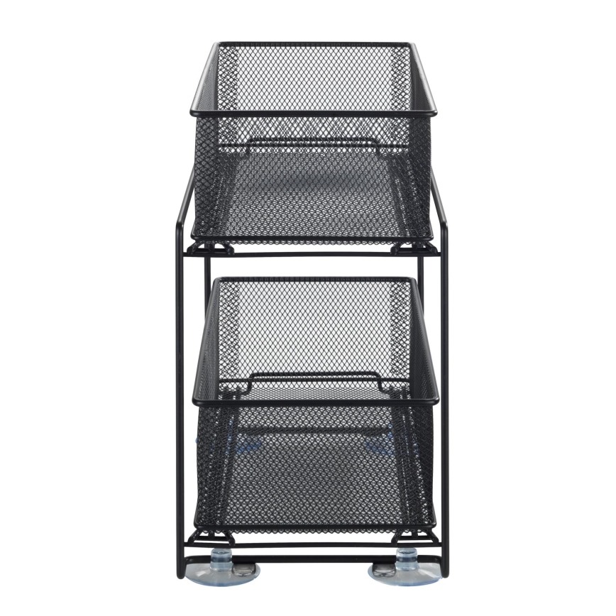 WENKO 69768800 - Steckdosenhalter GIOMA 35 x 33,5 cm schwarz