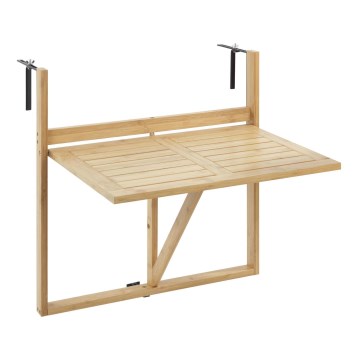 WENKO 69806800 - Tisch WAIKIKI 64x65 cm weiß/braun