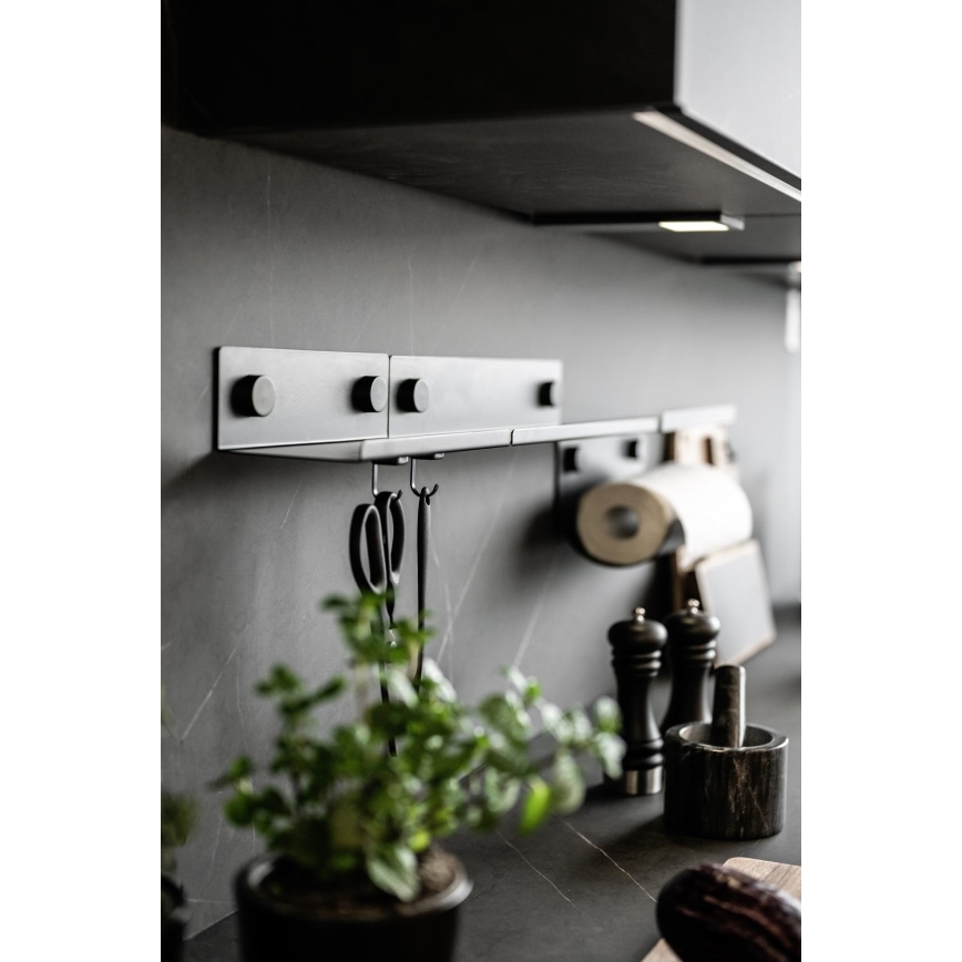 WENKO 71144800 - Rollenhalter JET 30x15 cm schwarz