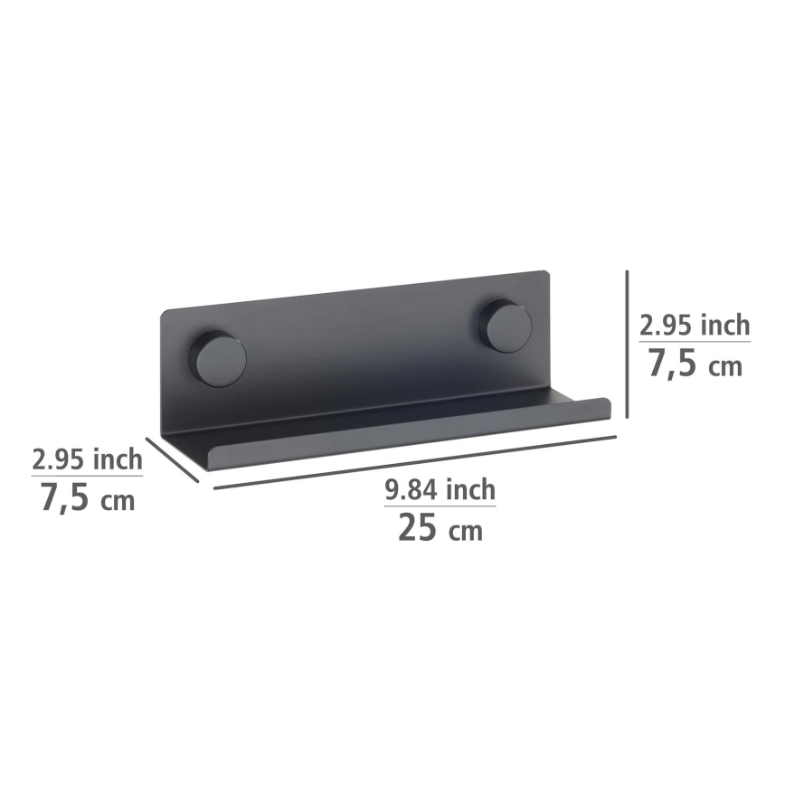 WENKO 71145800 - JET-Ständer 25x7,5 cm schwarz