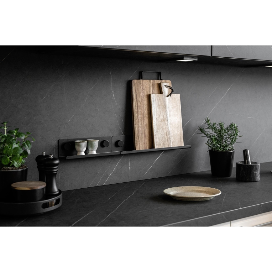 WENKO 71145800 - JET-Ständer 25x7,5 cm schwarz