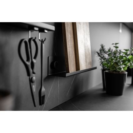 WENKO 71146800 - Gewürzgläser JET 40x7,5 cm schwarz