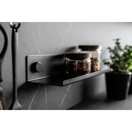 WENKO 71147800 - Regal JET 25x7,5 cm schwarz