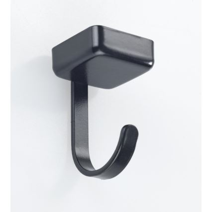 WENKO 71149800 - Haken JET 2,2 x 3,9 cm schwarz/silber