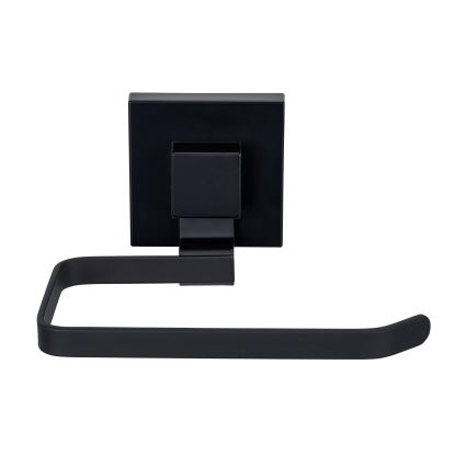 WENKO 71447800 - WC-Papierhalter VACUUM-LOC QUADRO ED 14x11 cm schwarz