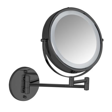 WENKO 71559800 - Spiegel POWER-LOC 25,5x32 cm schwarz