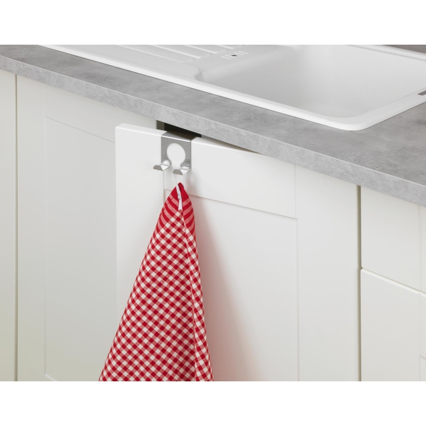 WENKO 8411100 - Haken 5x5 cm Edelstahl/silber