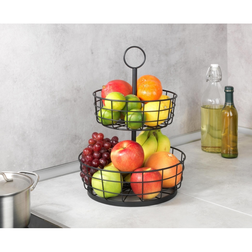 WENKO 88740800 - Korb LOFT 28x39 cm schwarz