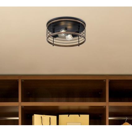 Westinghouse 61250 - Deckenleuchte ACKTON 2xE27/60W/230V barnwood