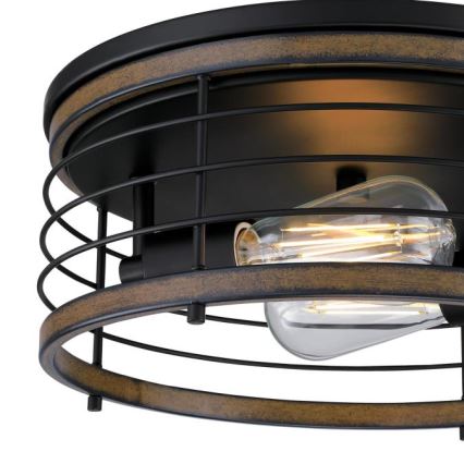 Westinghouse 61250 - Deckenleuchte ACKTON 2xE27/60W/230V barnwood