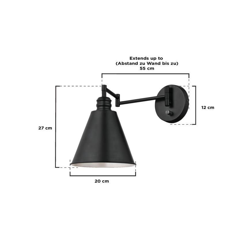 Westinghouse 61254 - Wandleuchte TROCADERO 1xE27/60W/230V