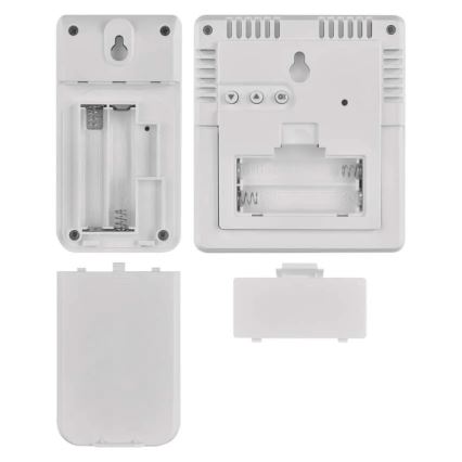 Wetterstation 5V 2xAAA + 2xAAA schwarz