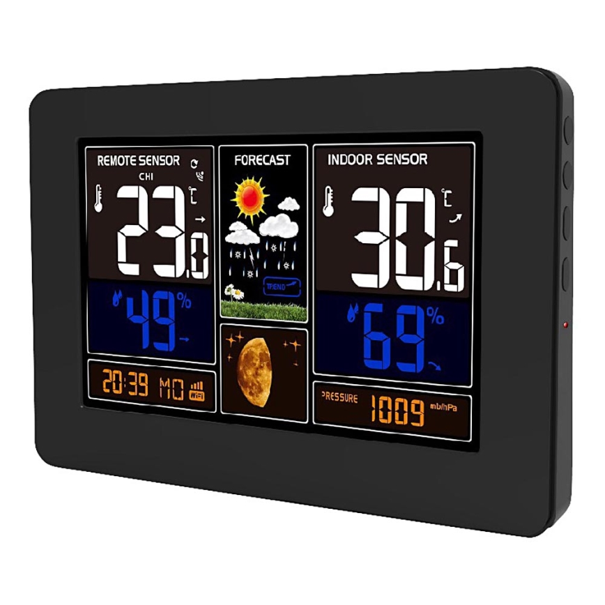 Wetterstation mit Farb-LCD-Anzeige 2xAA/5V + 2xAA Wi-Fi Tuya