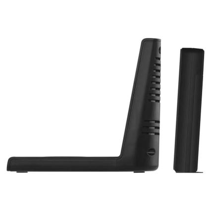 Wetterstation mit kabelloser Ladefunktion, 5V, 2×AA + 2×AAA, schwarz