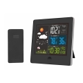 Wetterstation mit LCD-Anzeige 230V/2xAAA + 2xAAA schwarz