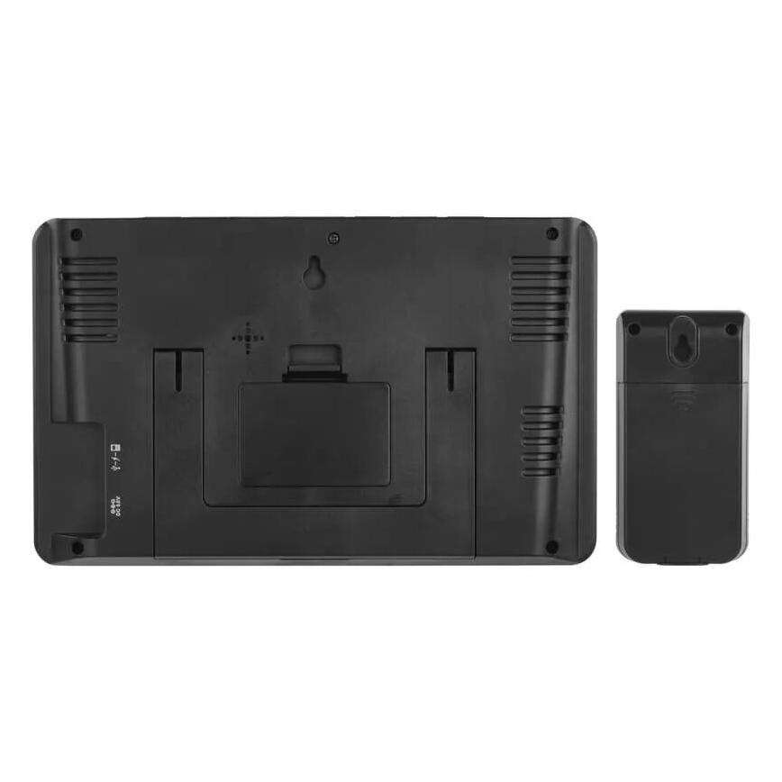 Wetterstation mit LCD-Anzeige GoSmart 230V/3xAAA + 2×AAA Wi-Fi Tuya schwarz