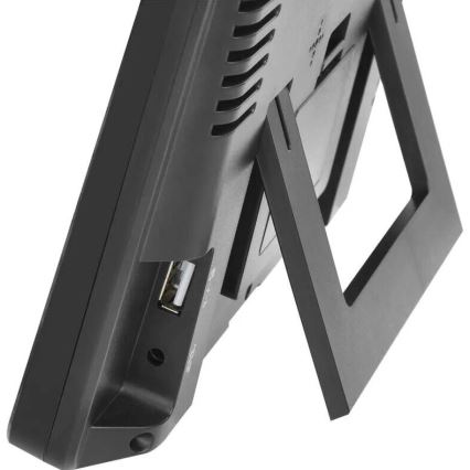 Wetterstation mit LCD-Anzeige GoSmart 5/230V Wi-Fi Tuya schwarz