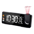 Wetterstation mit LCD-Anzeige, Wecker und Projektor 5V/2xAA + 3xAA
