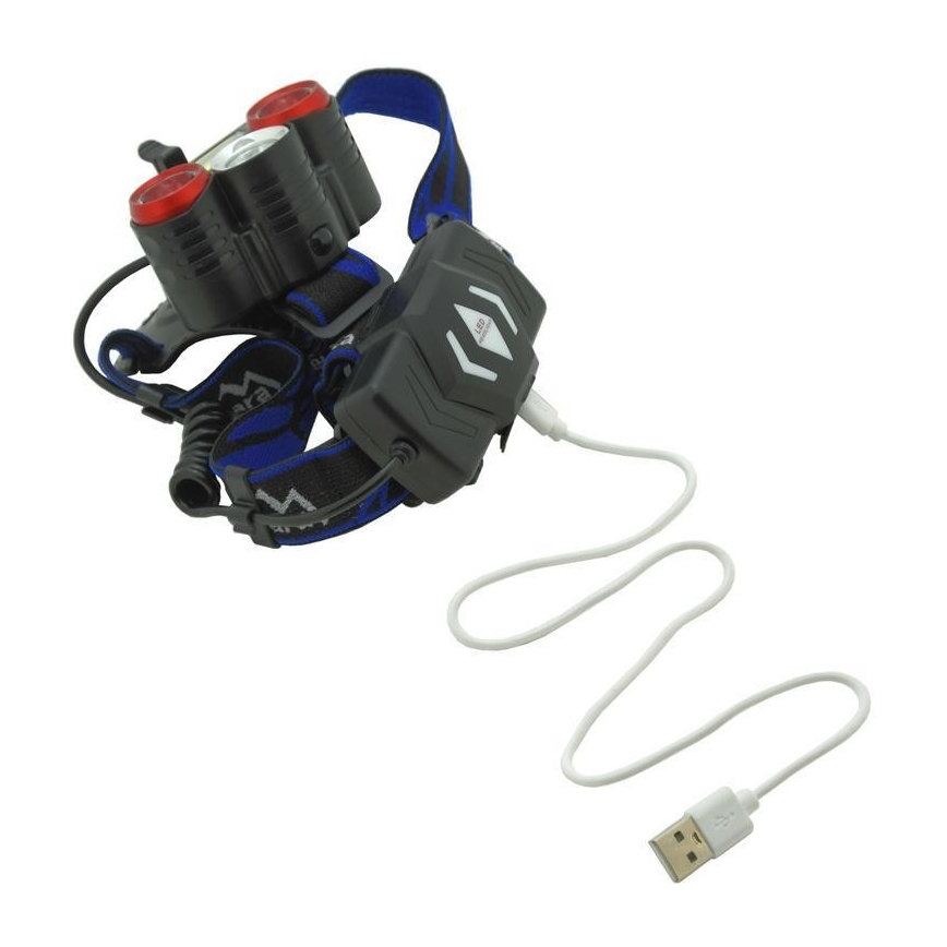 Wiederaufladbare LED-Stirnlampe LED/USB 670lm