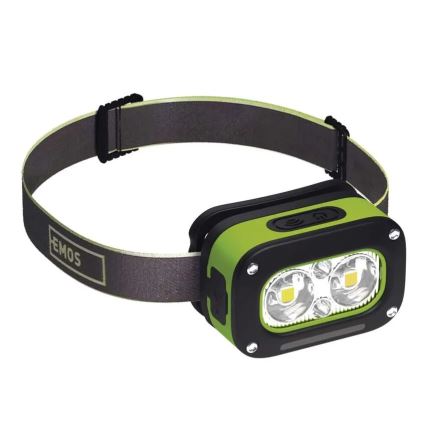 Wiederaufladbare LED-Stirnlampe LED/USB IP43 800 mAh