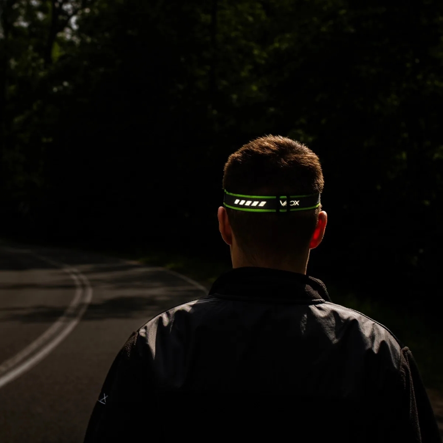 Dimmbare, wiederaufladbare LED-Stirnlampe mit Sensor und rotem Licht LED/6W/5V/3xAAA IP66 500 lm 1200 mAh