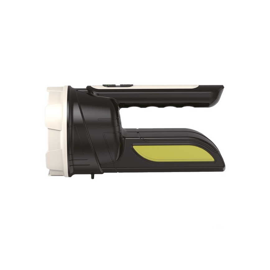 Wiederaufladbare LED-Taschenlampe 2xLED/3W/5V 210 lm 1200 mAh schwarz