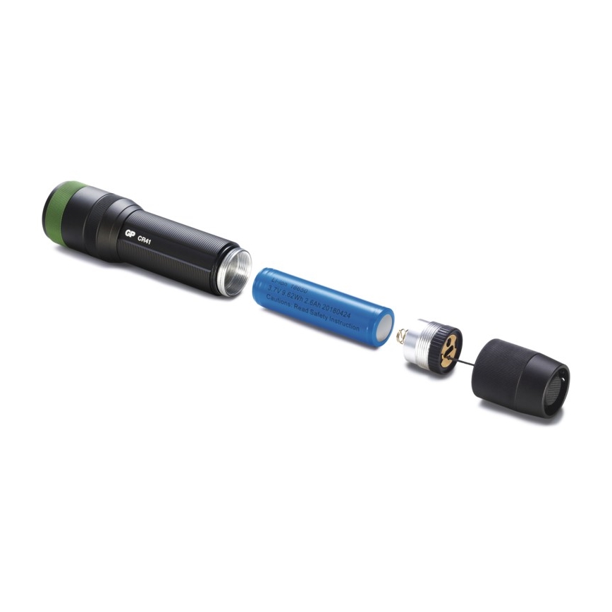 Wiederaufladbare LED-Taschenlampe GP DISCOVERY CR41 LED/Li-lon 3,7V IPX7