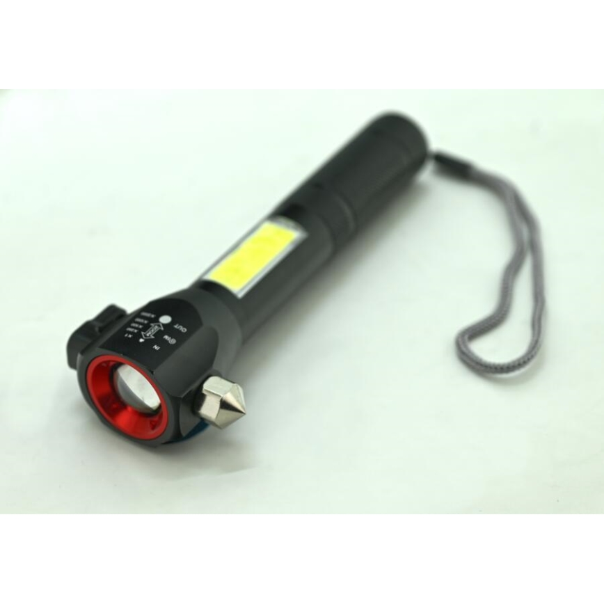 Wiederaufladbare LED-Taschenlampe LED/3W/5V 200 lm 1200 mAh