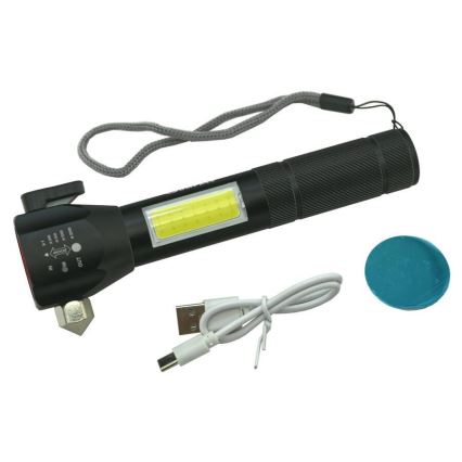 Wiederaufladbare LED-Taschenlampe LED/3W/5V 200 lm 1200 mAh
