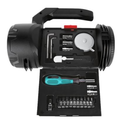 Wiederaufladbare LED-Taschenlampe LED/5V 500 lm 1200 mAh schwarz