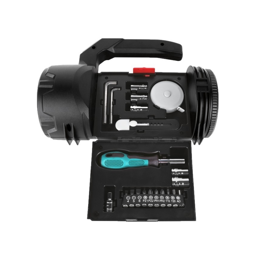 Wiederaufladbare LED-Taschenlampe LED/5V 500 lm 1200 mAh schwarz