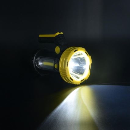 Wiederaufladbare LED-Taschenlampe LED/5W/4000mAh + LED/3W