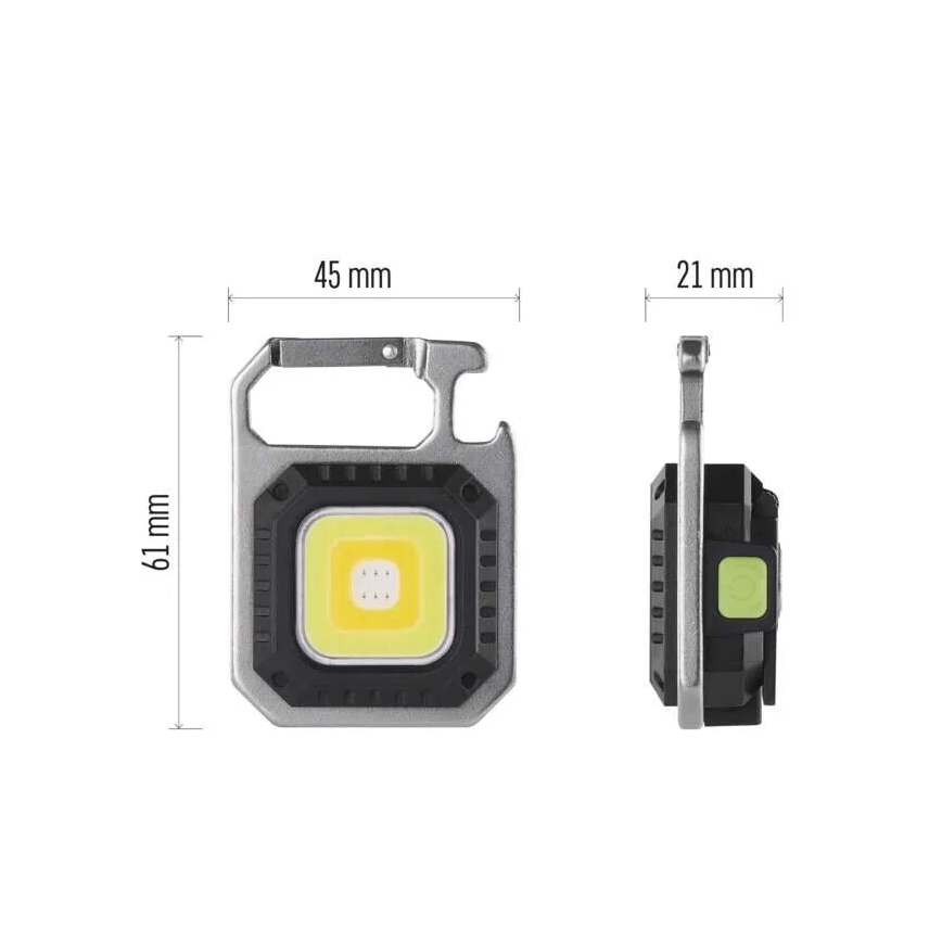 Wiederaufladbare LED-Taschenlampe LED/USB/3,7V IP44 750 lm 400 mAh