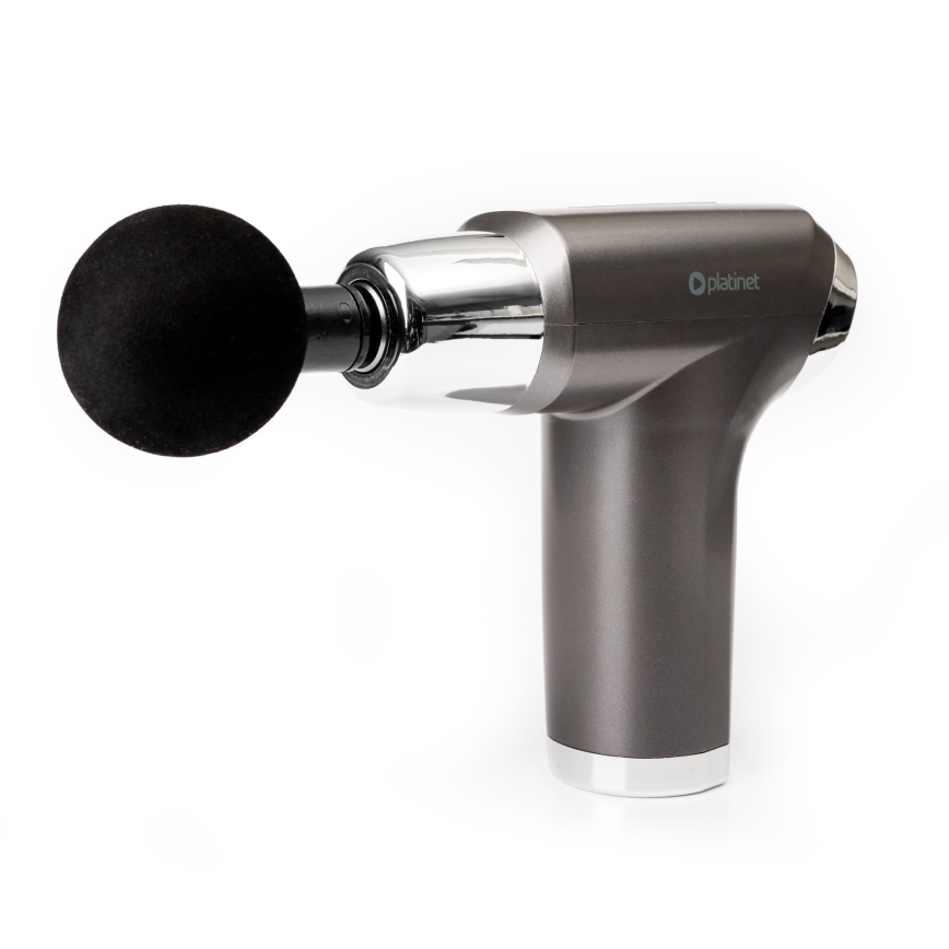 Wiederaufladbare Massagepistole mit 4 Aufsätzen 25W/5V 1200 mAh