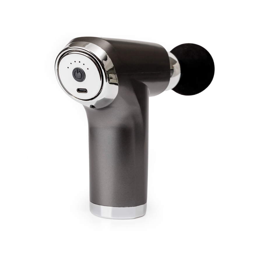 Wiederaufladbare Massagepistole mit 4 Aufsätzen 25W/5V 1200 mAh