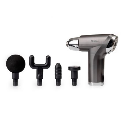 Wiederaufladbare Massagepistole mit 4 Aufsätzen 25W/5V 1200 mAh
