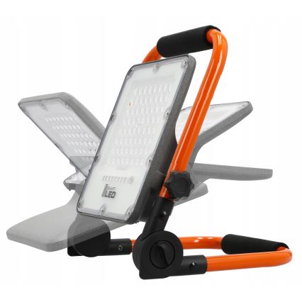 Wiederaufladbarer LED-Reflektor mit Stativ LED/50W/3,2V 4500K 5000 mAh IP65 orange