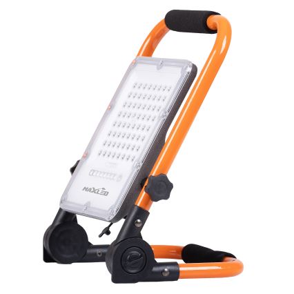 Dimmbarer, wiederaufladbarer LED-Akku-Fluter mit Stativ LED/50W/3,2V 4500K 5000 mAh IP65 orange